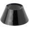 Plymor Black Acrylic Egg, Marble, Ball or Sphere Cone-Shaped Display Holder Stand, 0.75" H x 1.25" W